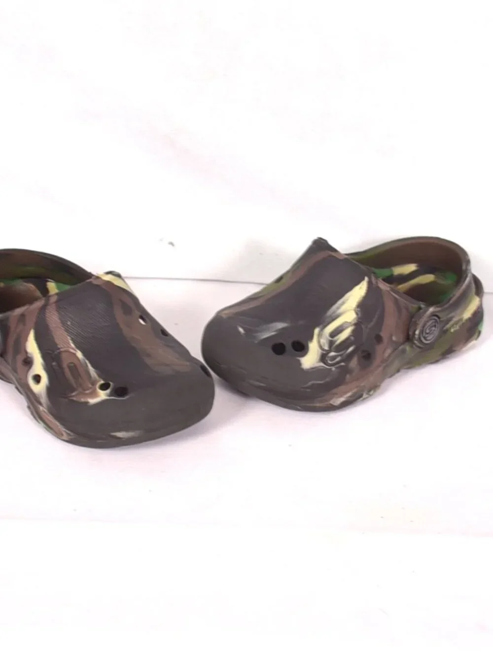 Skechers Camo Easy Slip On Water Closed Toe Rubber Baby Shoe Size 2/3